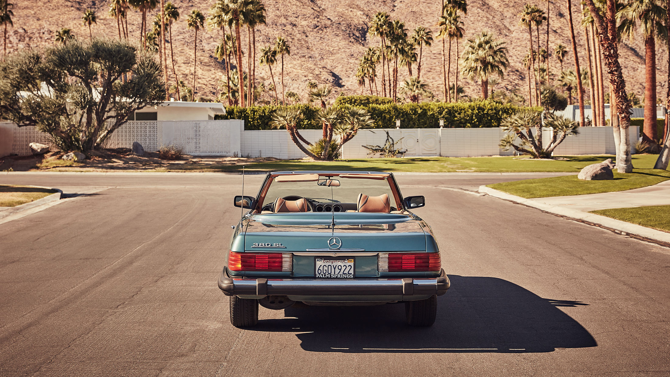 Mercedes 380 | Palm Springs | Aaron Cobb Commercial Photography